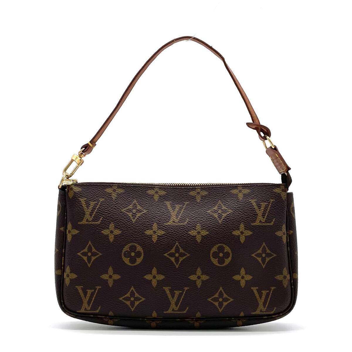 1円 良品 LOUIS VUITTON ルイヴィトン モノグラム ポシェットアクセソワール アクセサリーポーチ ハンドバッグ M51980 AR0949