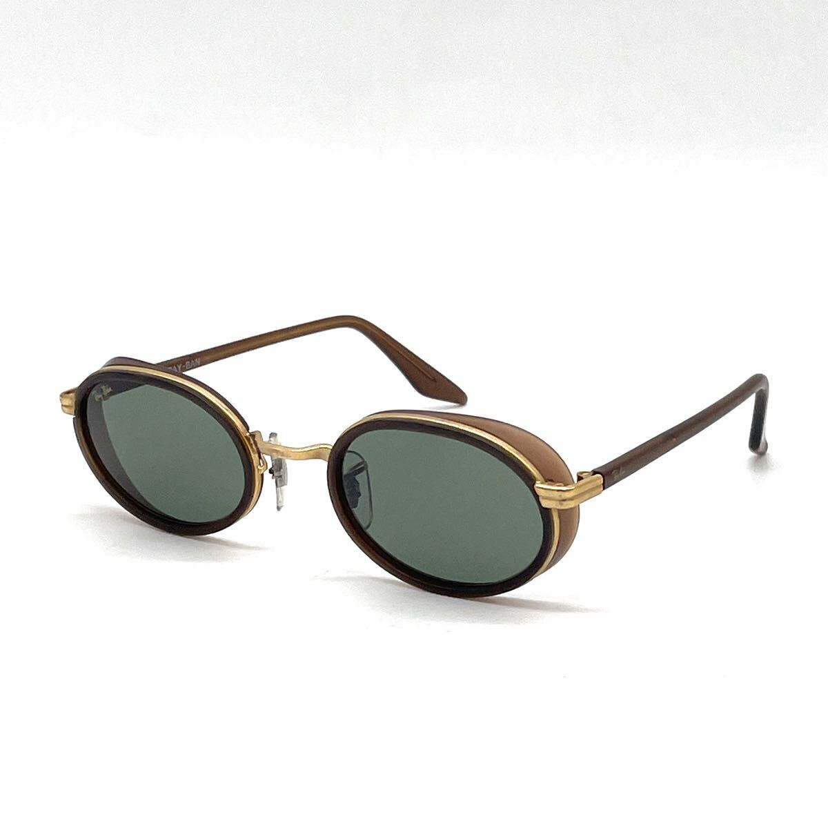 極美品 Ray-Ban レイバン ボシュロム B&L ヴィンテージ サングラス オーバル W2814 ブラウン 15910