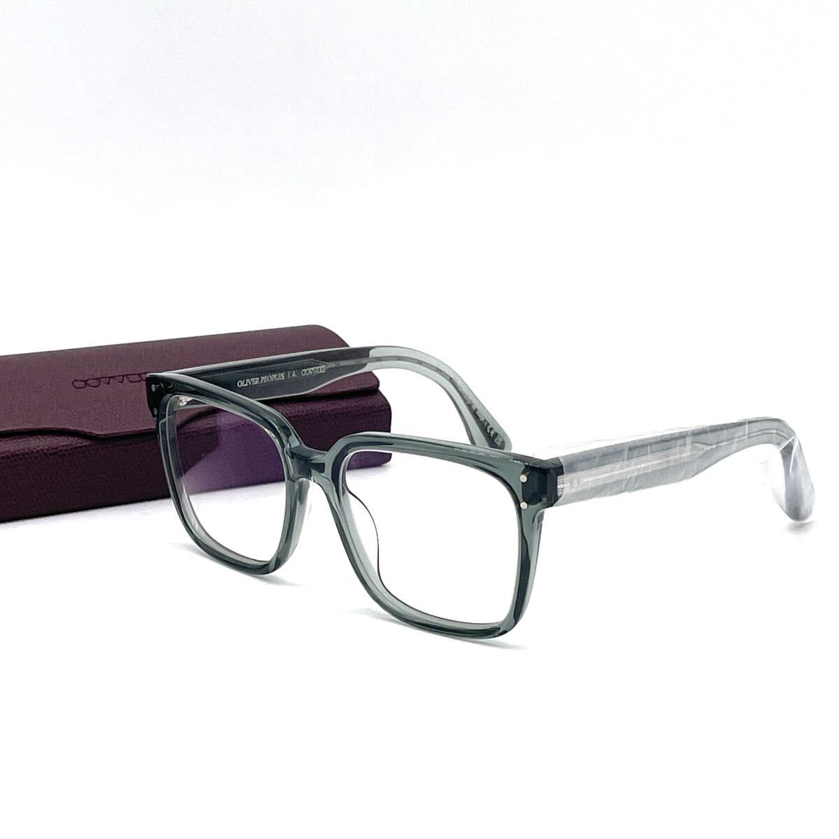 新品同様品 OLIVER PEOPLES オリバーピープルズ メガネ スクエア OV5502U グリーン 53□17 145 607