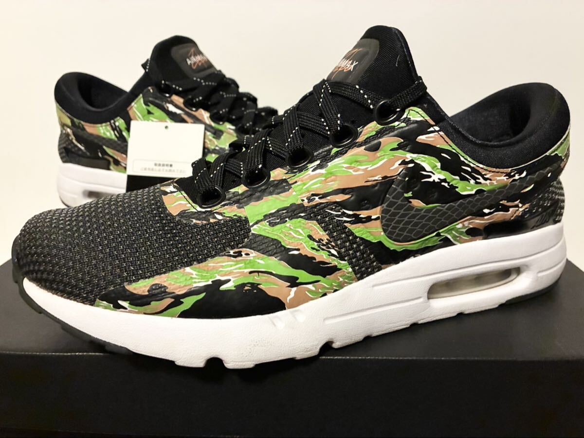 2017 NIKE AIR MAX ZERO ID TIGER CAMO ATMOS BY YOU ナイキ エア マックス ゼロ タイガー カモ アトモス 28.5cm US10.5 AA4630-993