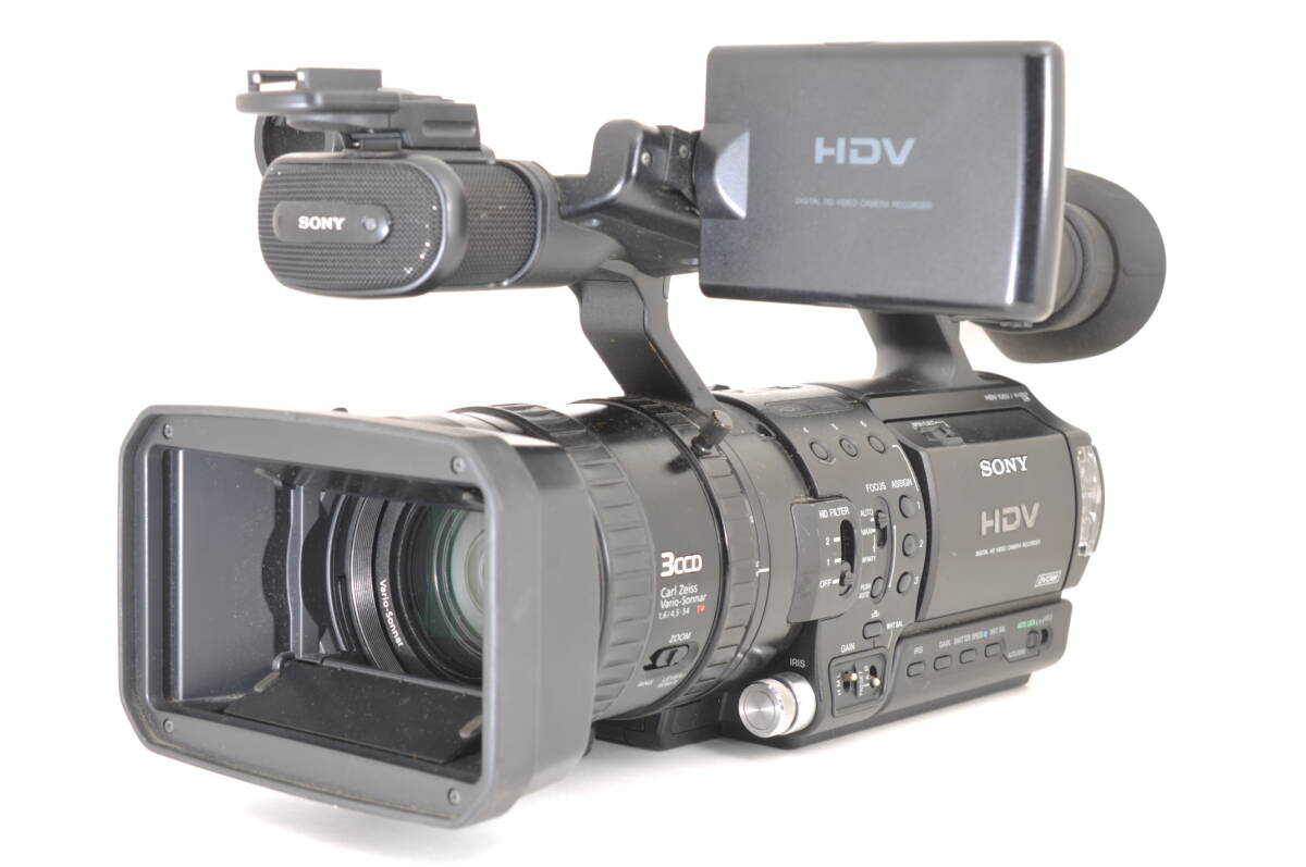[TAE19]動作品 SONY ソニー 業務用ビデオカメラ HDVカムコーダー HVR-Z1J miniDV 