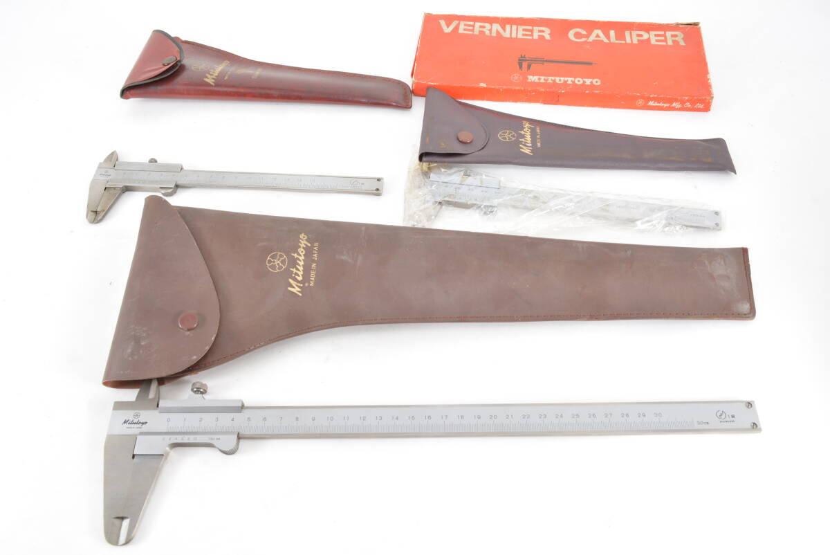 [TAE16]ミツトヨ ノギスセット 15cm 30cm 未使用あり 三豊 測定工具