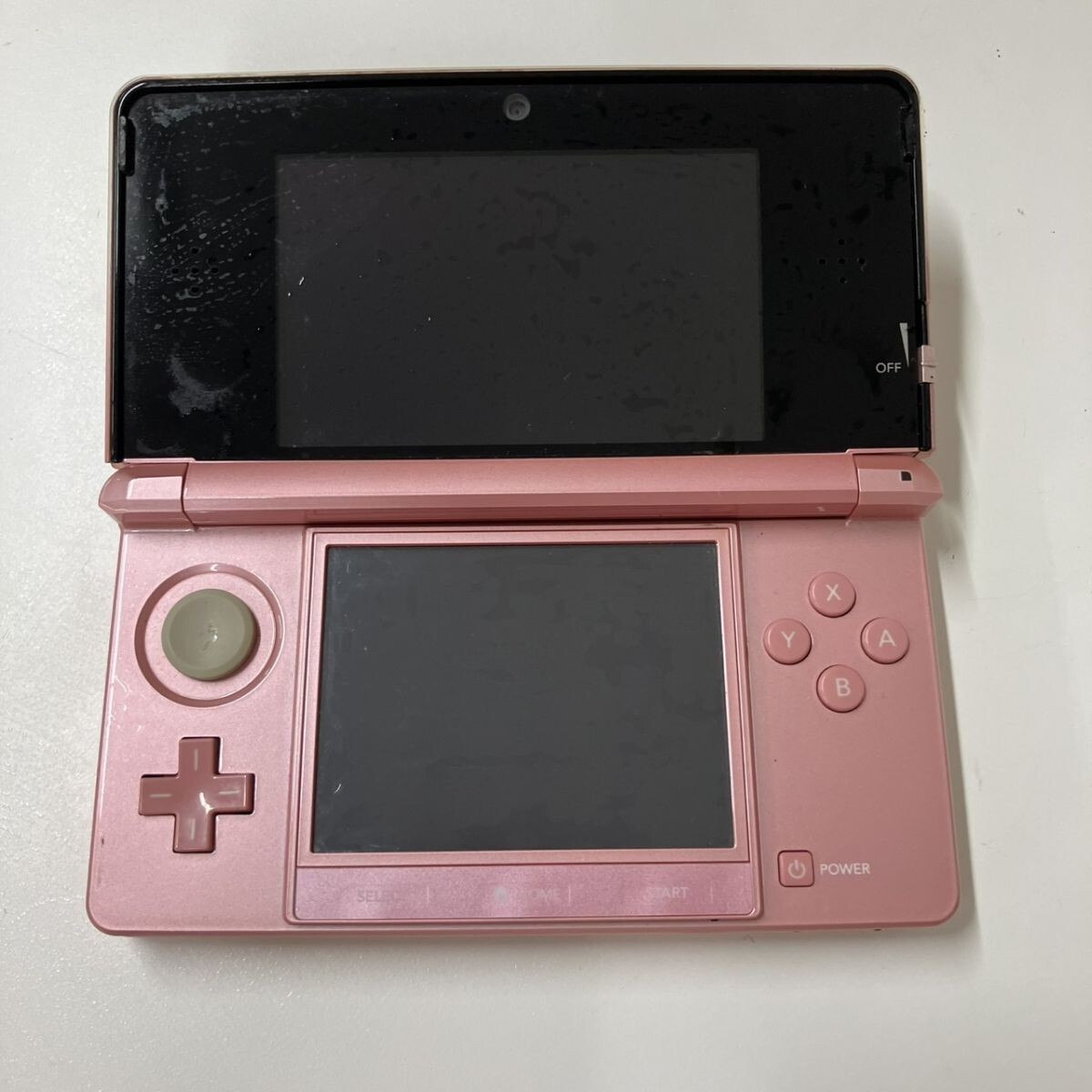 S818-Z25-605 ◎ 任天堂 Nintendo ニンテンドー3DS ミスティピンク CTR-001 本体 初代 携帯ゲーム機 タッチペン付き レトロ ND