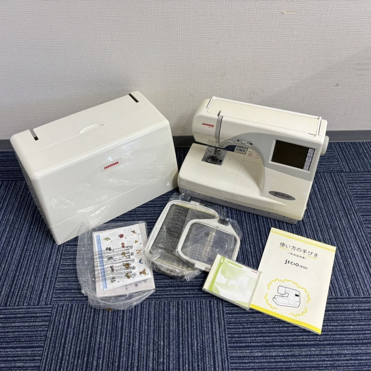 S528-NG20-178 JANOME ジャノメ コンピューターミシン 家庭用ミシン SECIO セシオ 9090 MODEL 853型 針上下・動作確認済み NB