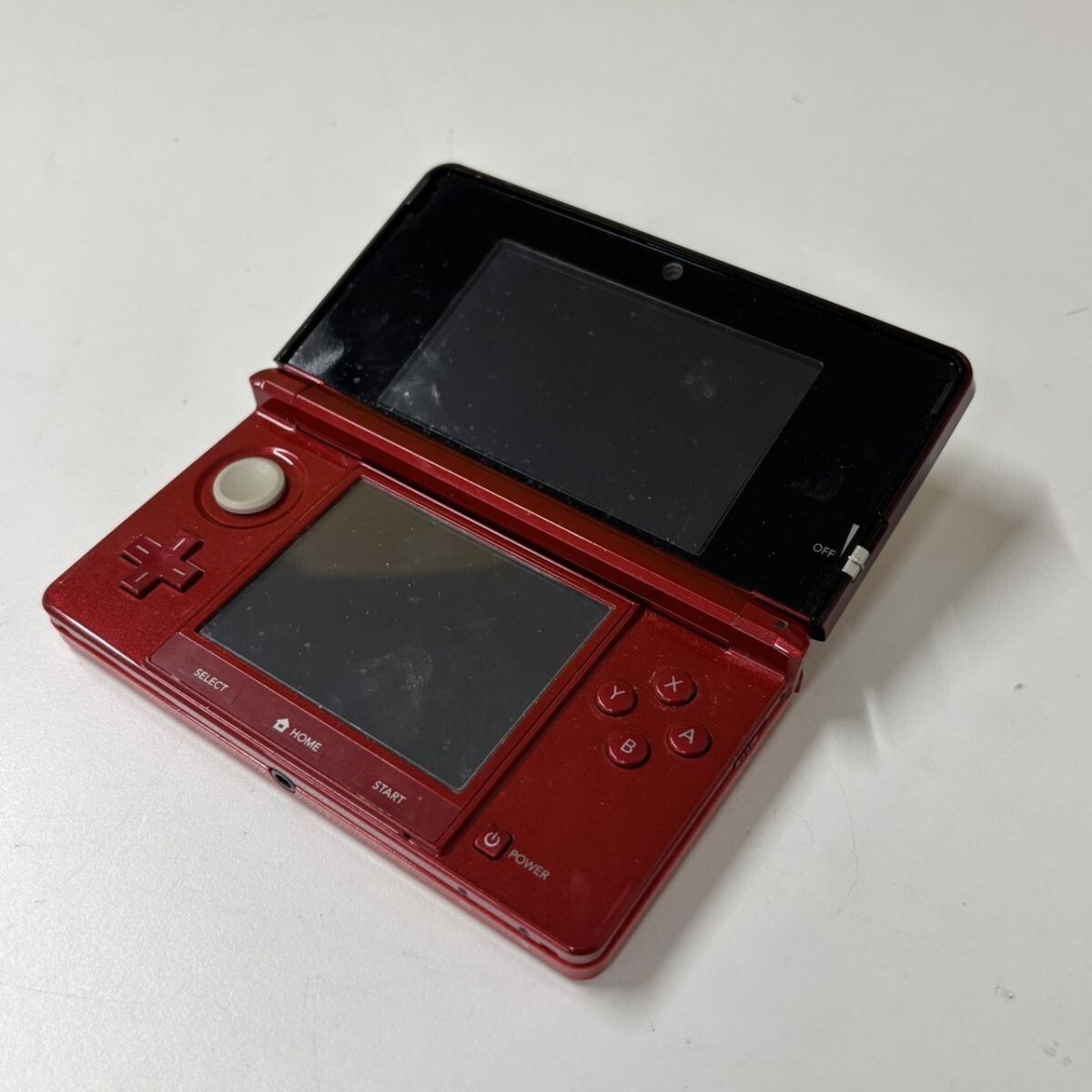 S506-NS1-65 ◎ Nintend 任天堂 ニンテンドー NINTENDO 3DS CTR-001 メタリックレッド 携帯型ゲーム機 本体のみ NB