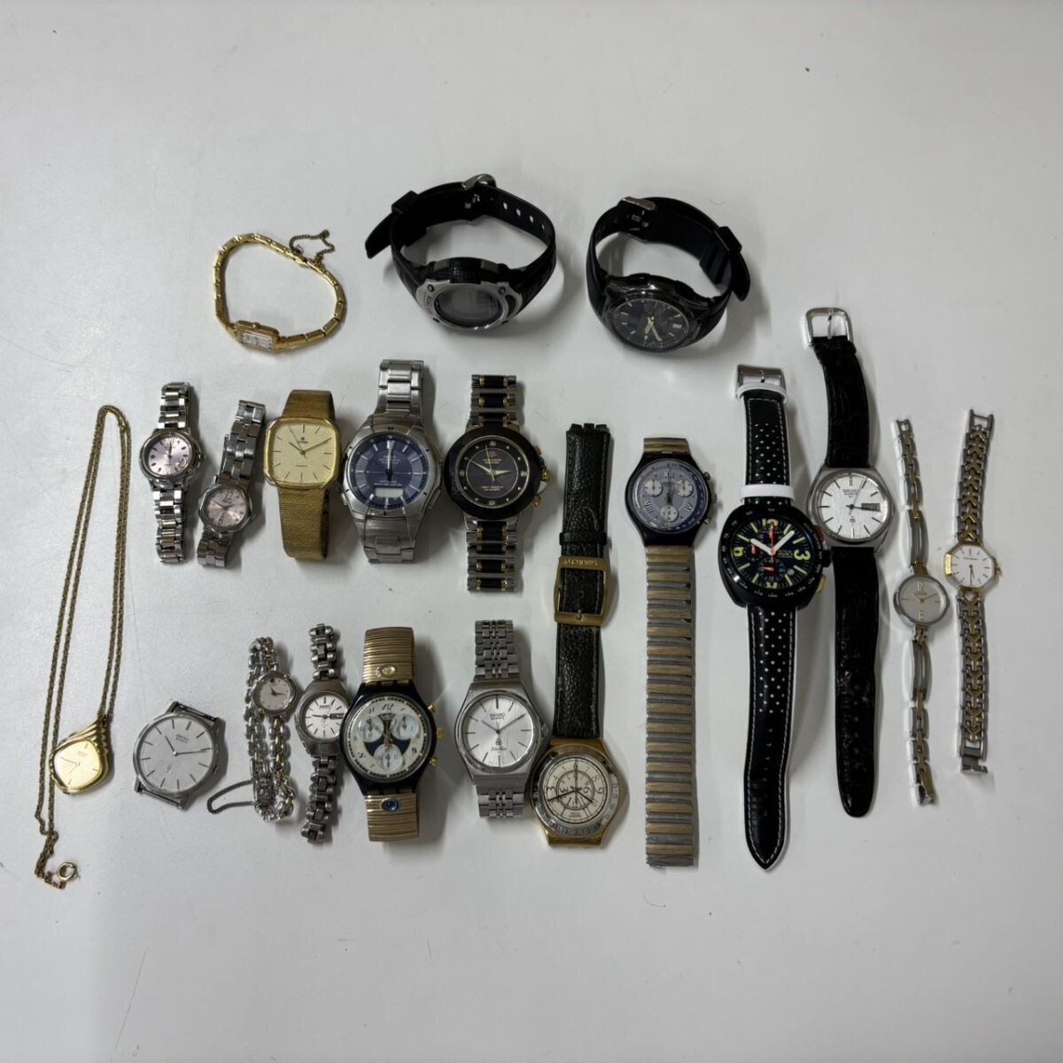 S501-■ SEIKO セイコー/CASIO カシオ/Swatch スウォッチ/CYMA シーマ/COACH コーチ/YSL イヴ・サンローラン 腕時計 まとめ 計20点 NB
