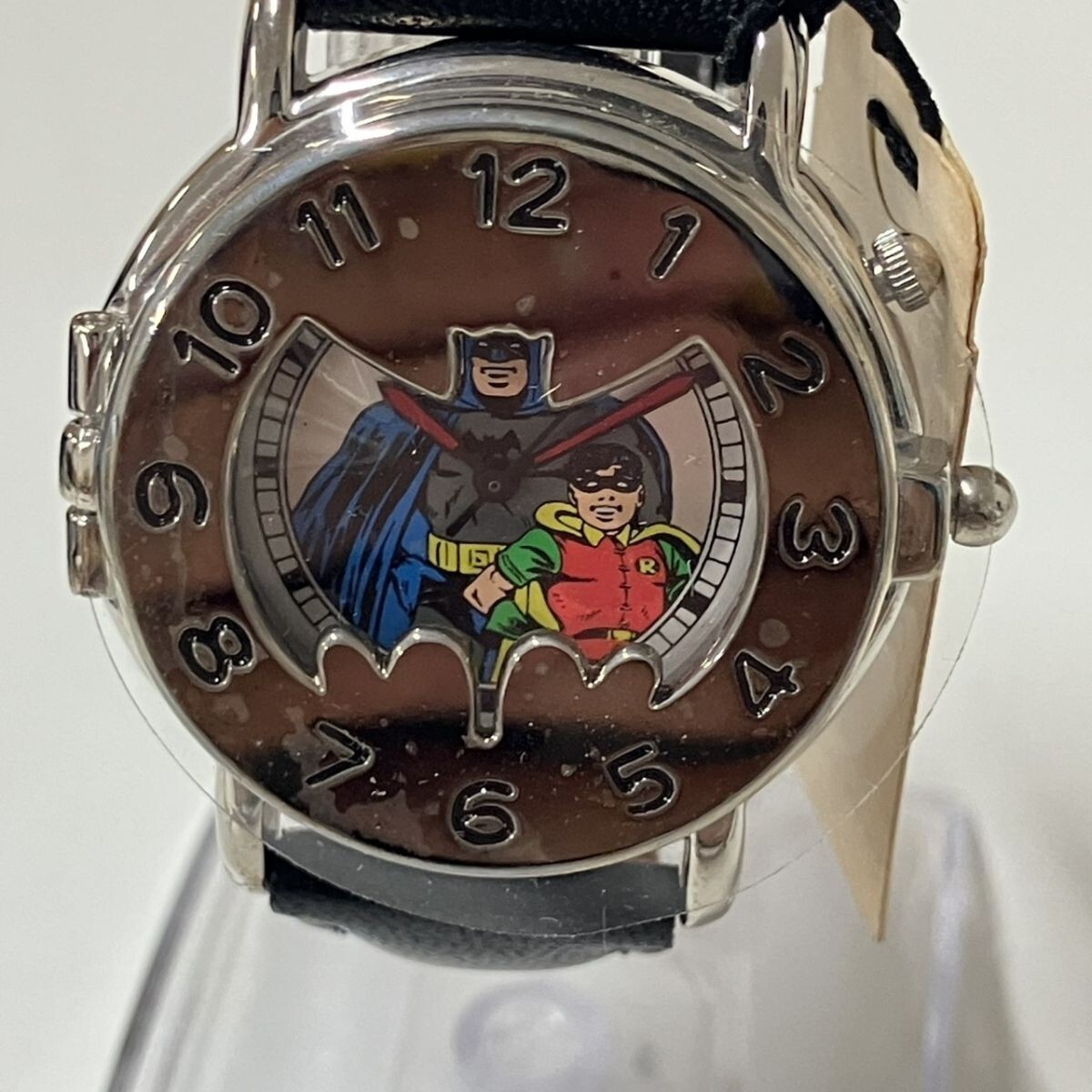 S201-Z22-1782 FOSSIL フォッシル バットマン＆ロビン 腕時計 ダイナミックデュオ フリップカバー クォーツ アメコミ 90s メンズ NA