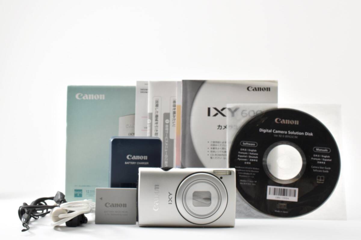 ■ 美品 ■ キャノン　Canon IXY 600F シルバー 《箱付き》#E-12AU24-1989