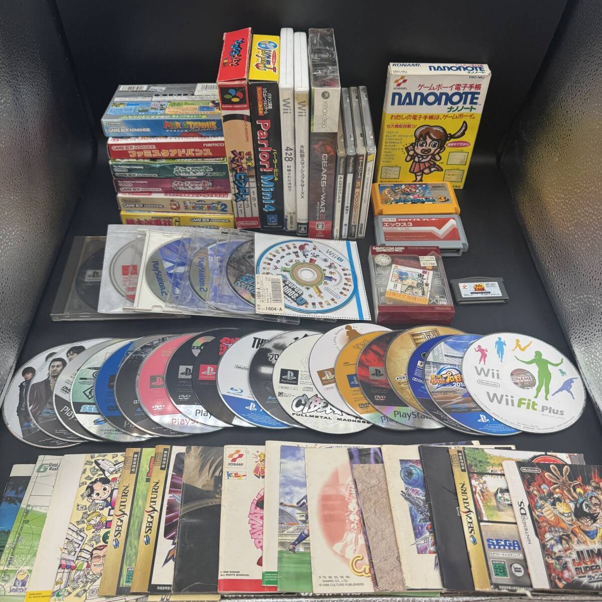 現状品【ゲーム】ソフト　任天堂　Nintendo　ゲームボーイ　アドバンス　ファミコン　　PS2 PS3　大量　空箱　Wii まとめ　