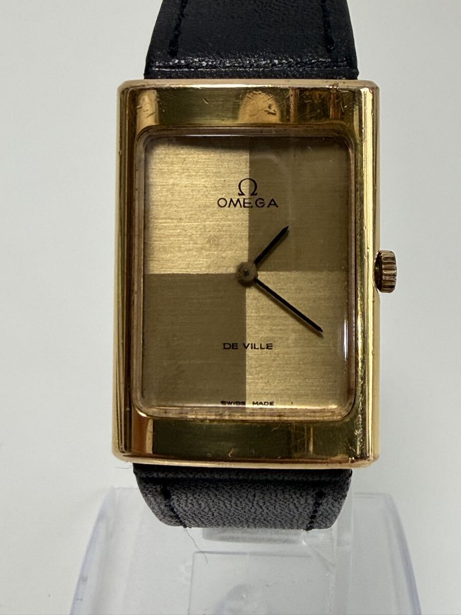 オメガ デビル 腕時計 OMEGA 手巻き スクエア DeVille