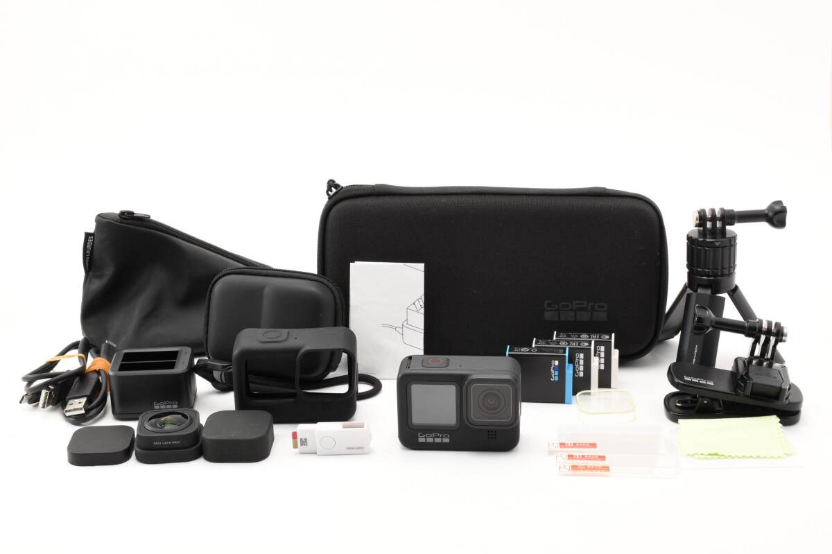 【動作確認済】GoPro HERO9 BLACK CHDHX-901-FW ゴープロ 4K アクションカメラ ウェアラブルカメラ ブラック デジタルカメラ