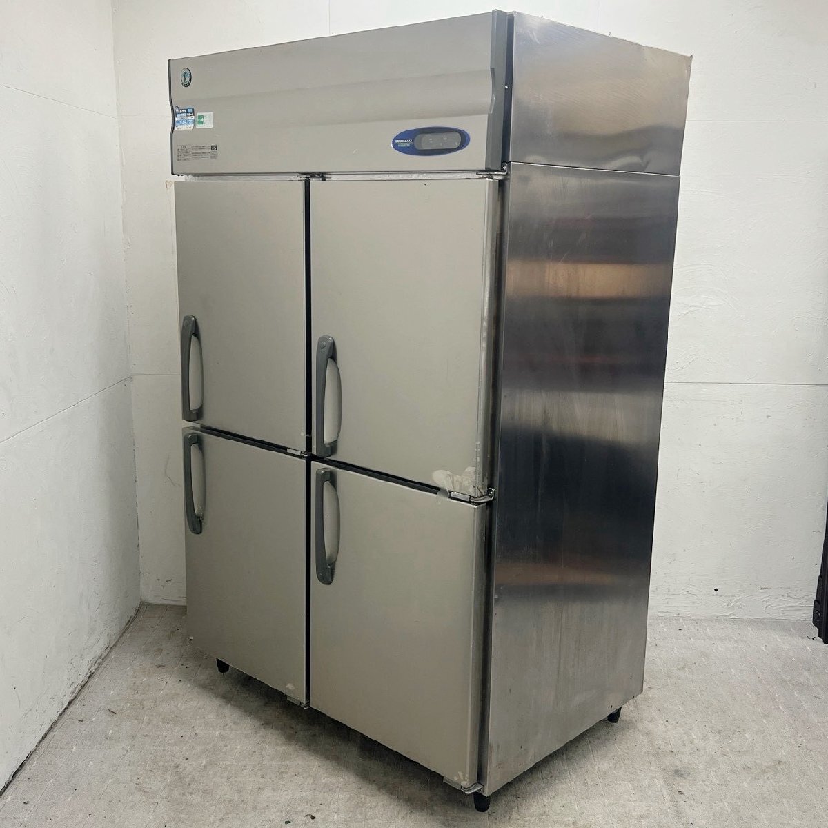 ★引取限定★ ホシザキ 縦型 冷凍冷凍庫 HRF-120ZF3 ２凍2蔵 三相200V 奥行800mm 業務用 ４ドア/D6678