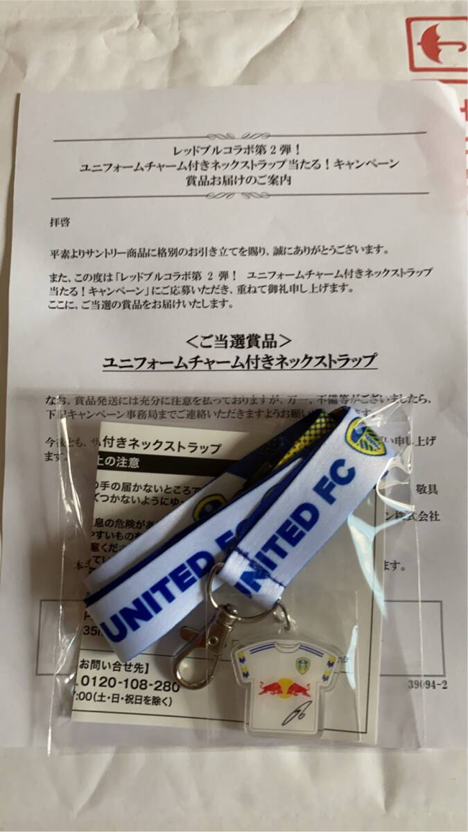 ★レッドブル サントリーコラボ ユニフォームチャーム付きネックストラップ　