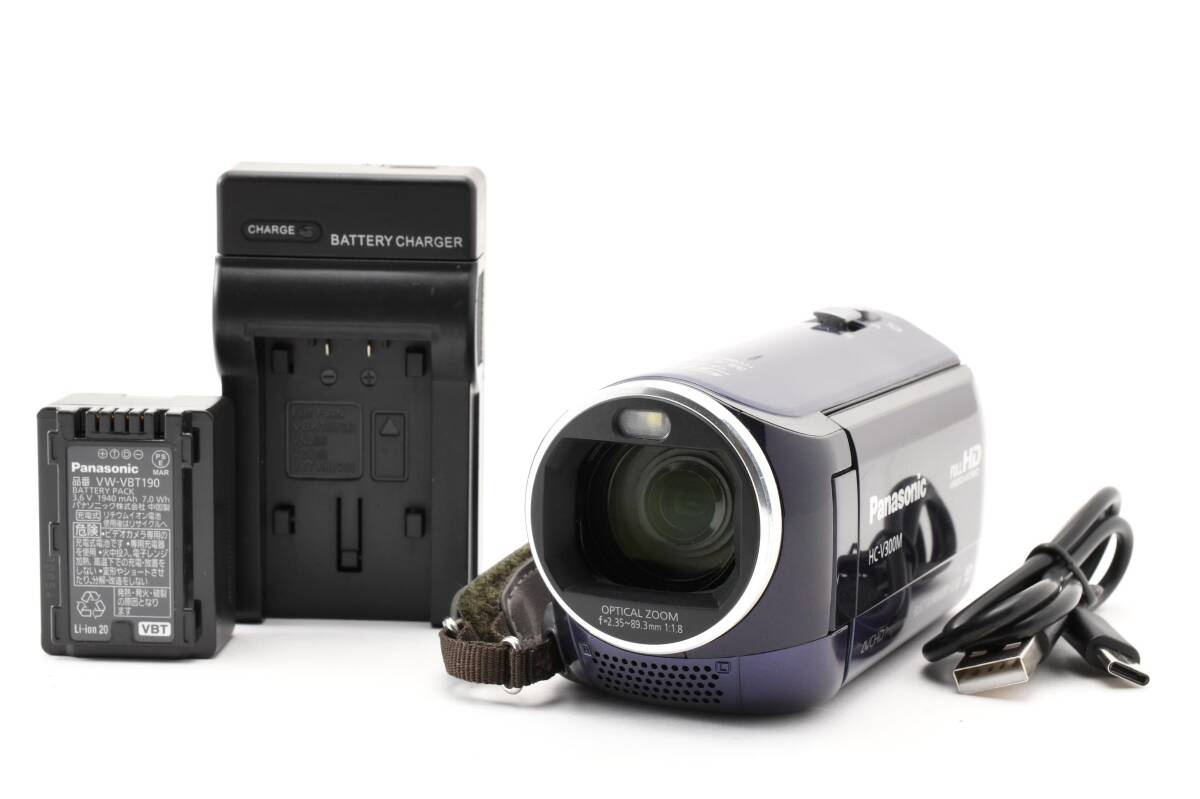 【美品】Panasonic パナソニック HC-V300M ビデオカメラ 32GB #3005451