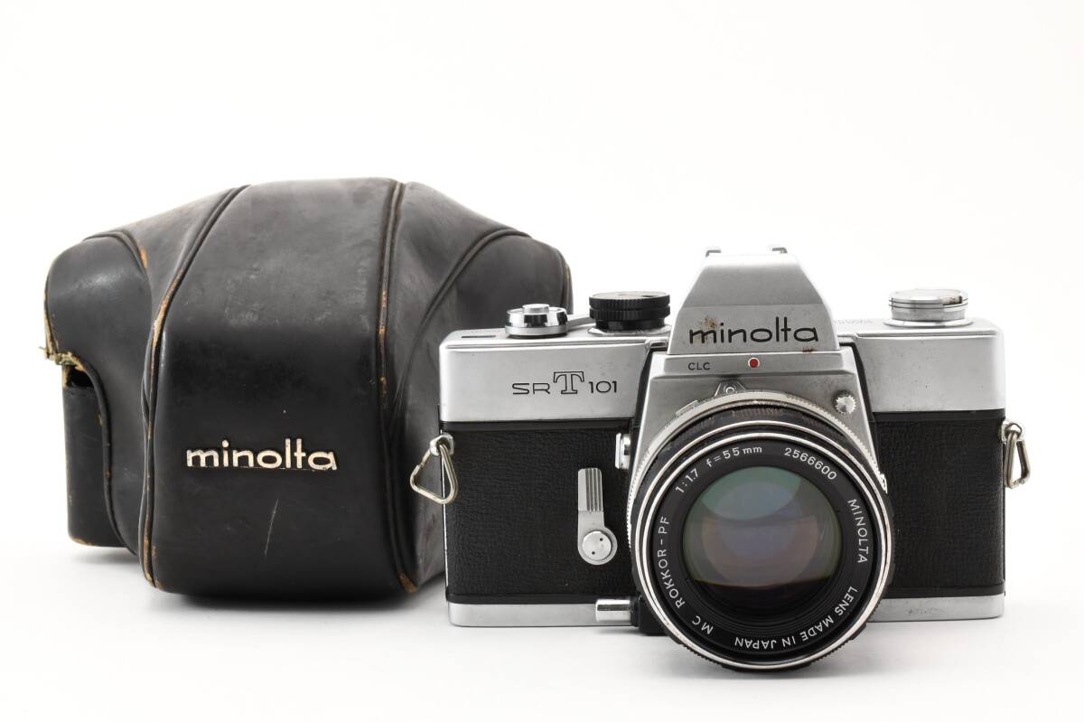 【美品-】MINOLTA ミノルタ SRT101 55mm F1.7 レンズセット 名機 #3005457