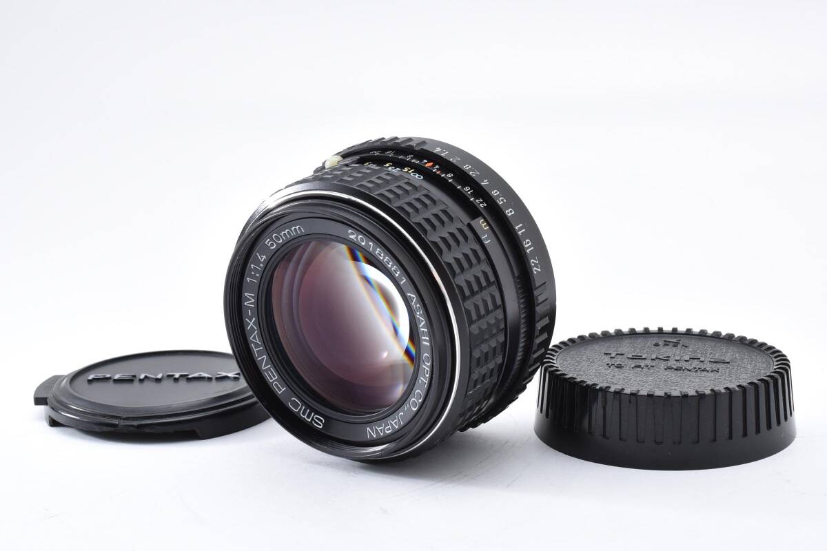 【良品+】PENTAX ペンタックス SMC Pentax-M 50mm F1.4 標準レンズ #3017586