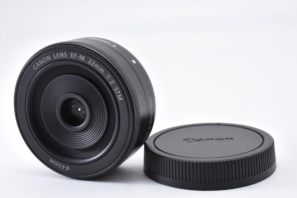 【超美品】Canon キヤノン EF-M22mm F2 STM 単焦点レンズ EOS M用 #3017593