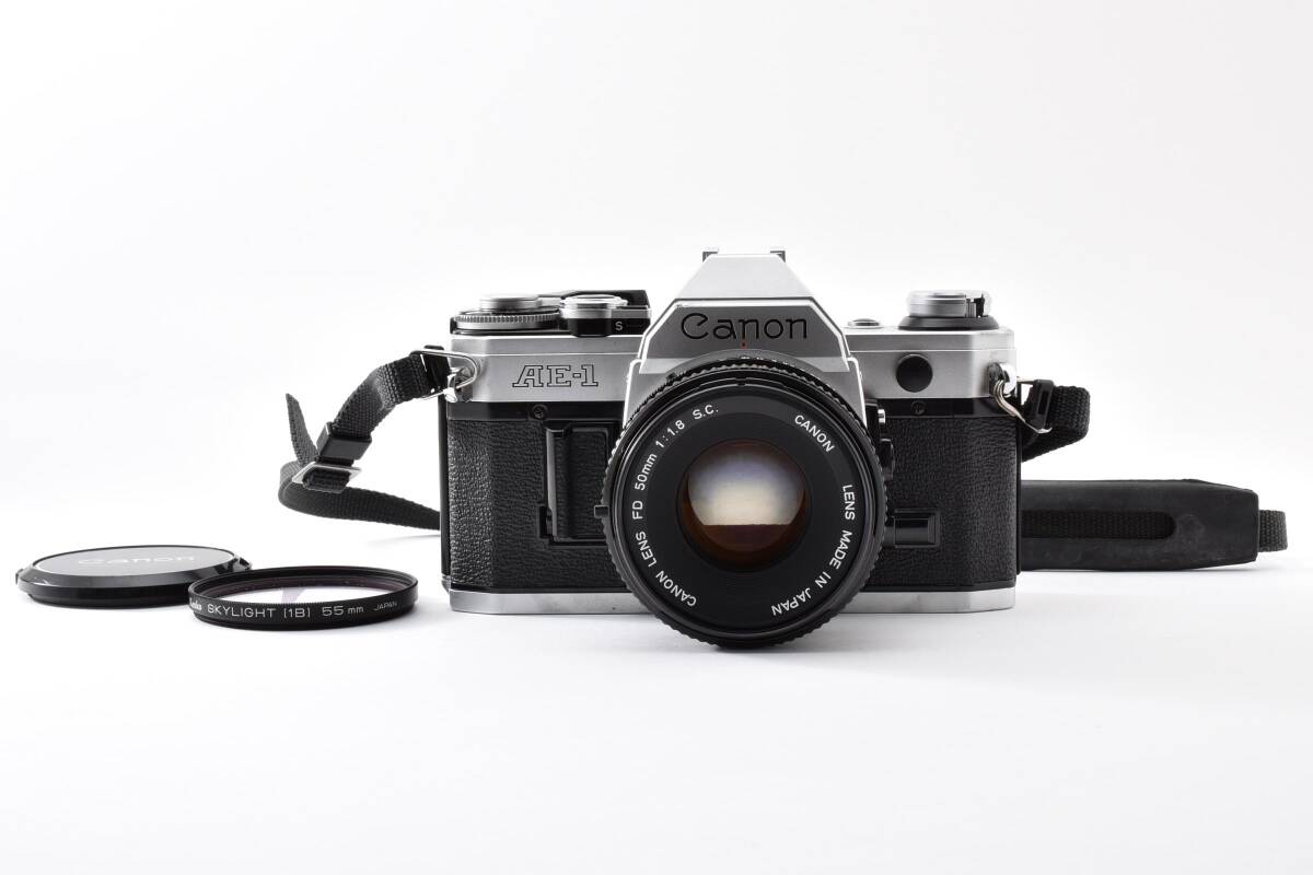 【美品】Canon キヤノン AE-1 シルバー FD50mm F1.8 S.C. #3024935