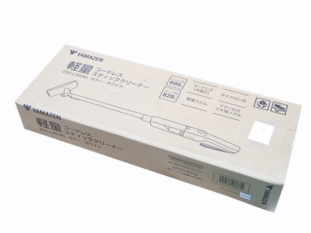 ●BB● 新品 コードレススティッククリーナー 充電式 軽量 820g スティック/ハンディ Z.SC-L4.5(W) ホワイト (管理GU7-27)(No-1)