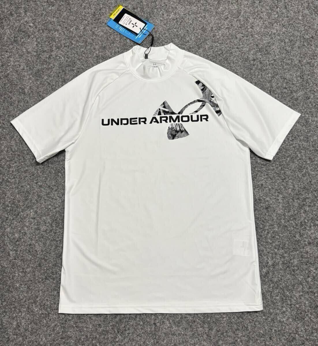 送料185円～◇新品◇UNDER ARMOUR アンダーアーマー◇XLサイズ◇アイソチル 半袖モックネック シャツ◇ 4WAYストレッチ◇
