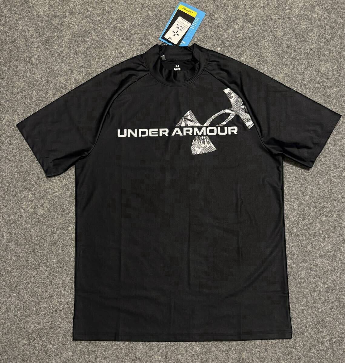 送料185円～◇新品◇UNDER ARMOUR アンダーアーマー◇XLサイズ◇アイソチル半袖モックネックシャツ◇4WAYストレッチ 