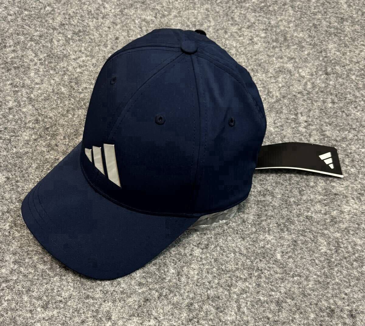新品◇アディダスゴルフ adidas golf◇ゴルフ　メタルロゴキャップ