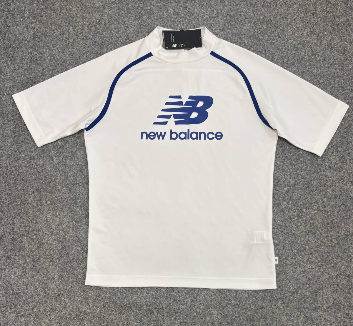 送料185円～ ◇新品◇NEW BALANCE GOLF ニューバランスゴルフ◇5(L)◇ハーフスリーブ モックネックシャツ◇UPF40+・吸水速乾