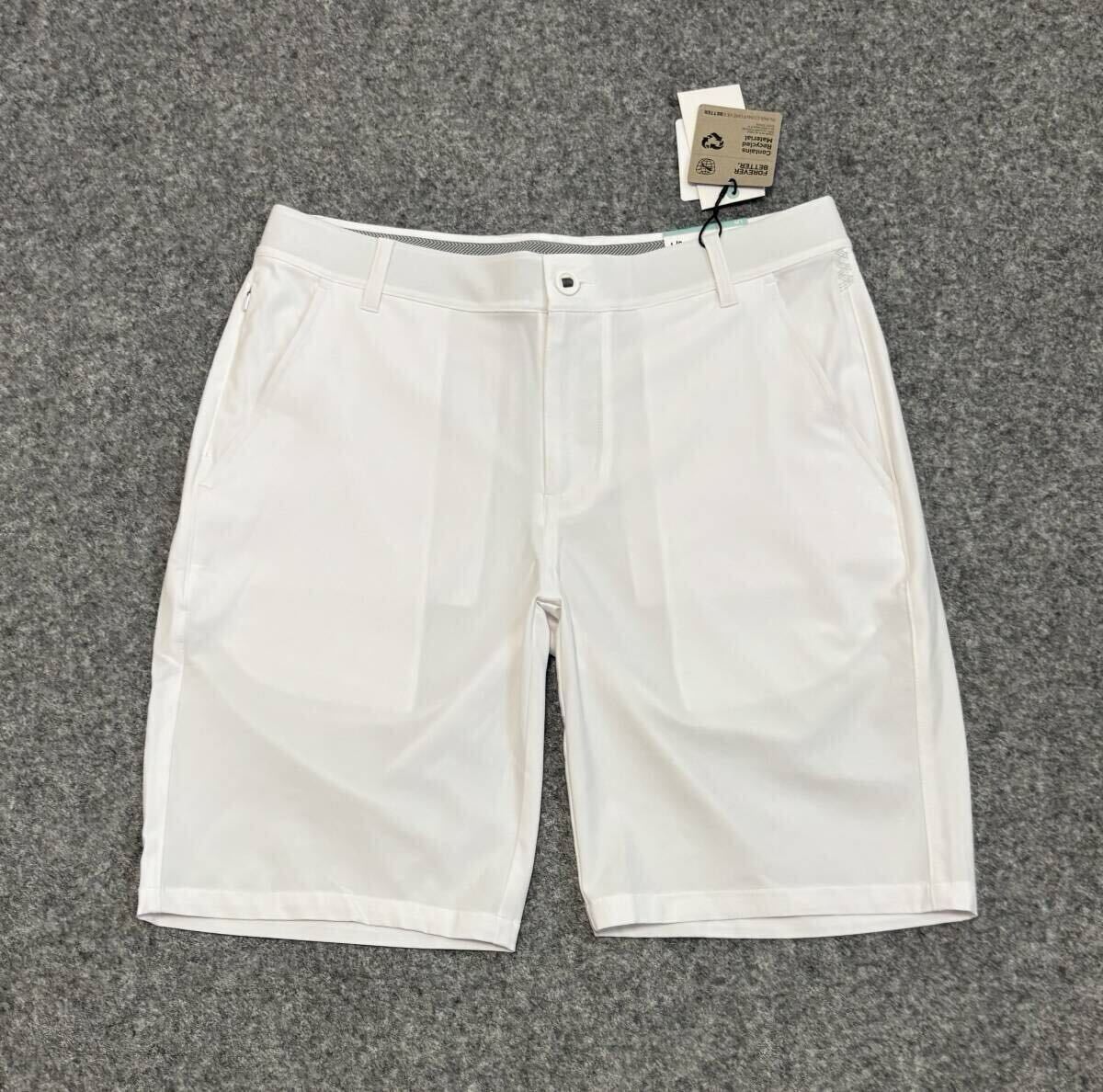 送料185円～◇新品◇PUMA プーマゴルフ◇L(82cm)◇ショートパンツ 101 ソリッド ショーツ◇4WAYストレッチ ストレッチウエストバンド