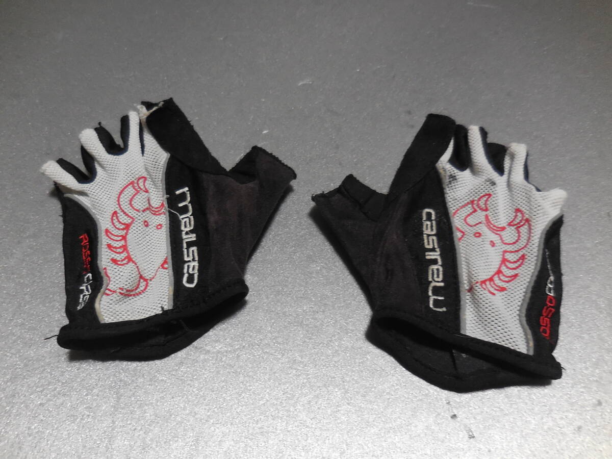 CASTELLI カステリ　ROSSO CORSA　サマー グローブ　メンズ Sサイズ