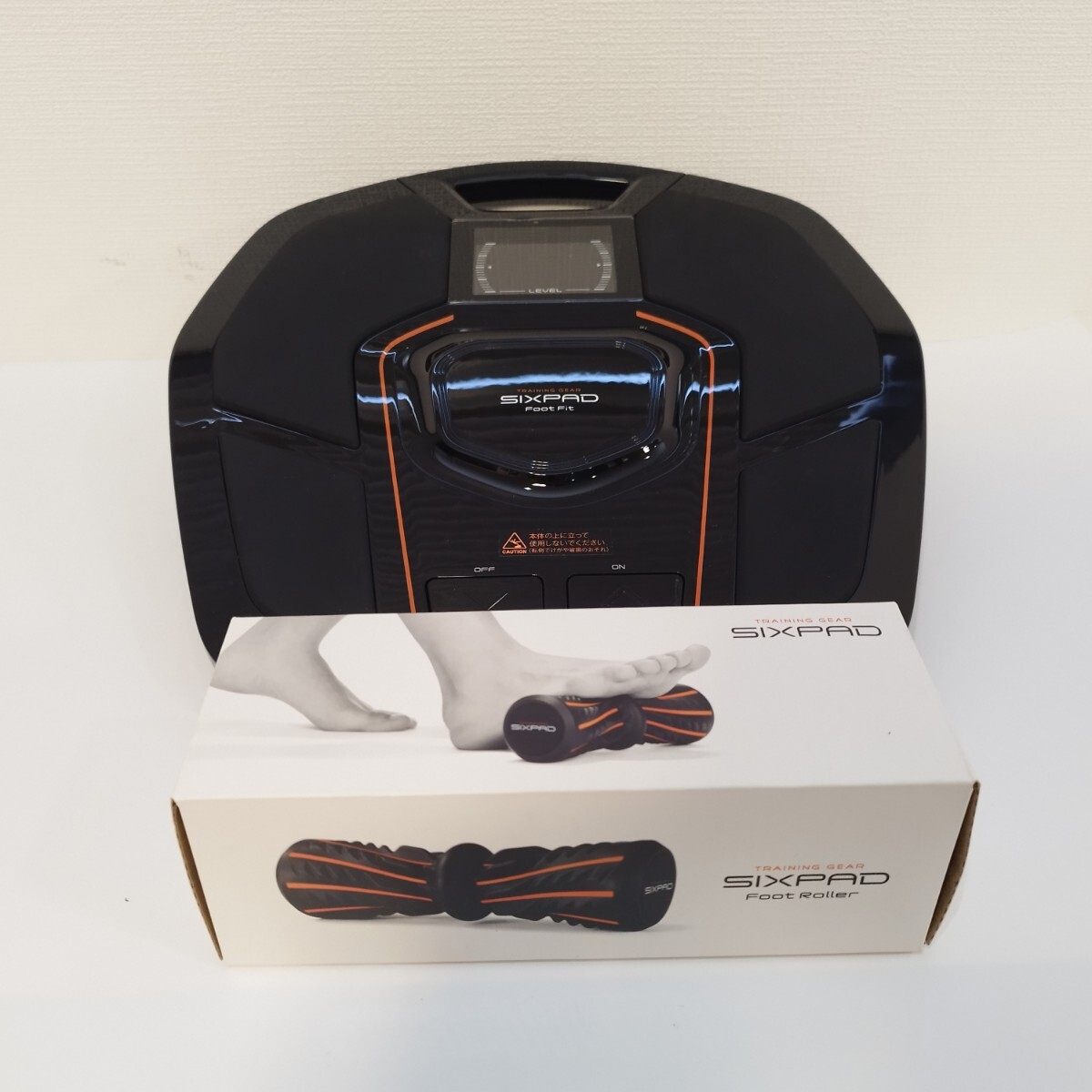 (8-6)動作確認済 MTG SIXPAD Foot Fit ＆ Foot Roller セット シックスパッド フットフィット フットローラー EMS 足裏トレーニング