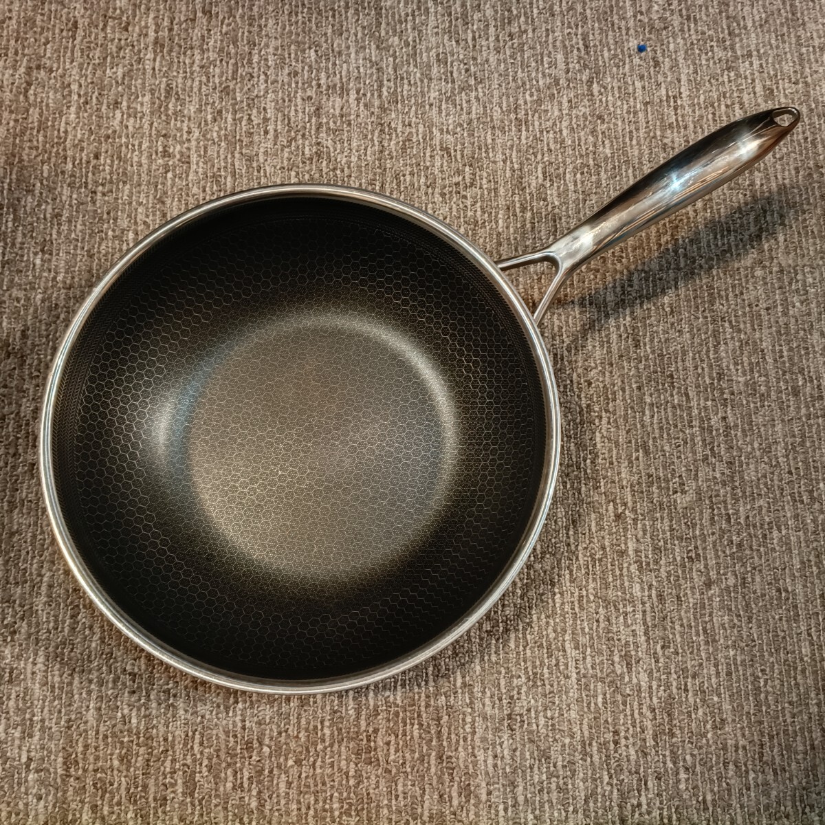 LM 8-2 Cookcell BLACK CUBE H フライパン 30cm 深さ8cm IH対応 ステンレス ハニカム構造 調理器具