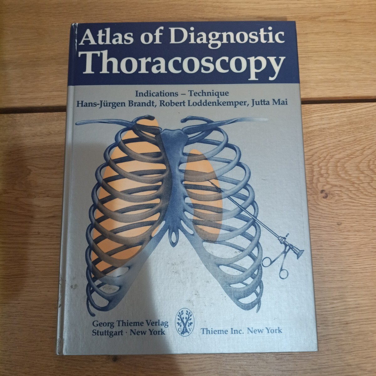 FJ-2 Atlas of Diagnostic Thoracoscopy 胸腔鏡診断アトラス 医学書 洋書 Hans-Jurgen Brandt Thoracoscopy