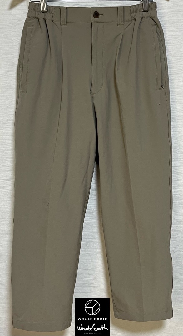 Whole Earth collection トレッキングパンツ M ベージュ WEP-3301 ホールアース チノパン 1タック デサント パンツ ボトムス DESCENTE