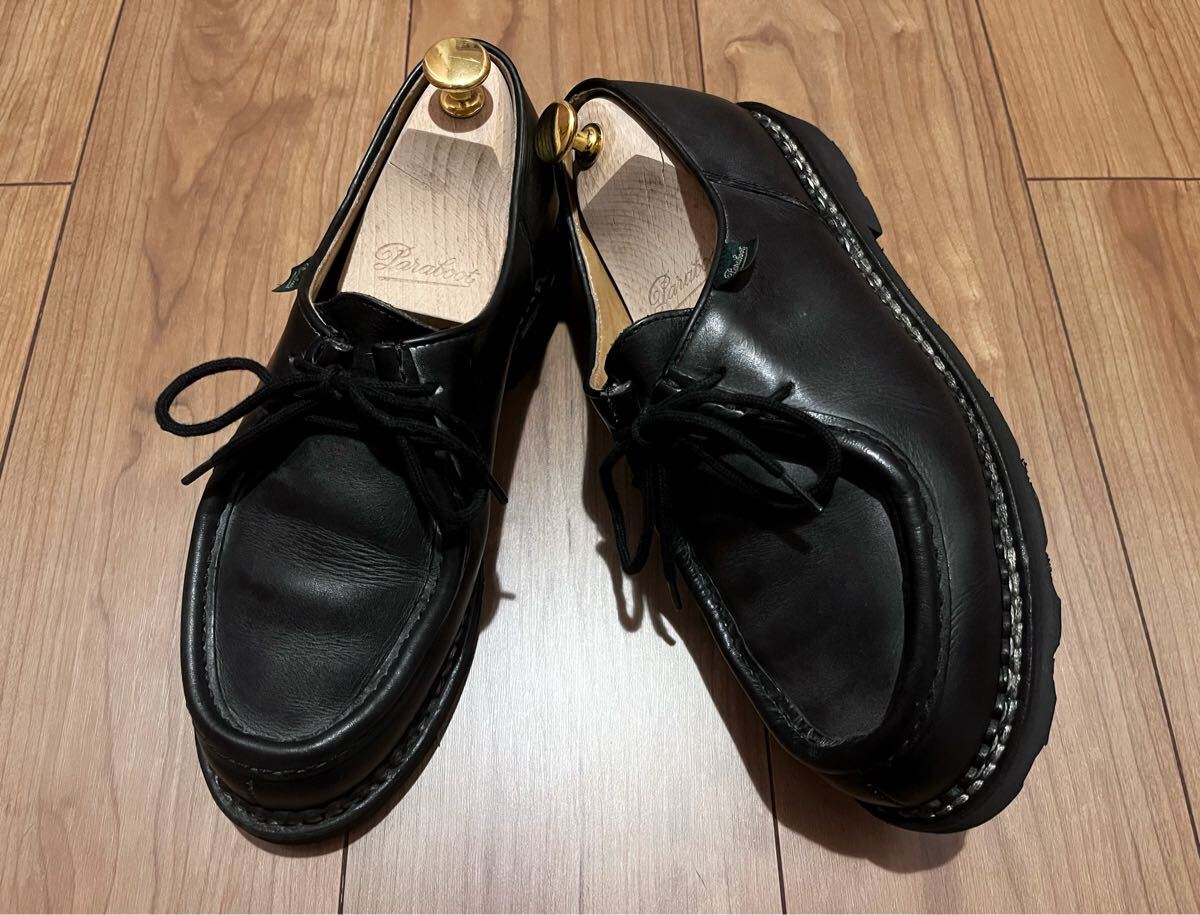 美品★Paraboot MICHAEL サイズ39H noir ブラックミカエル シャンボード CHAMBORD パラブーツ ミカエル ランス