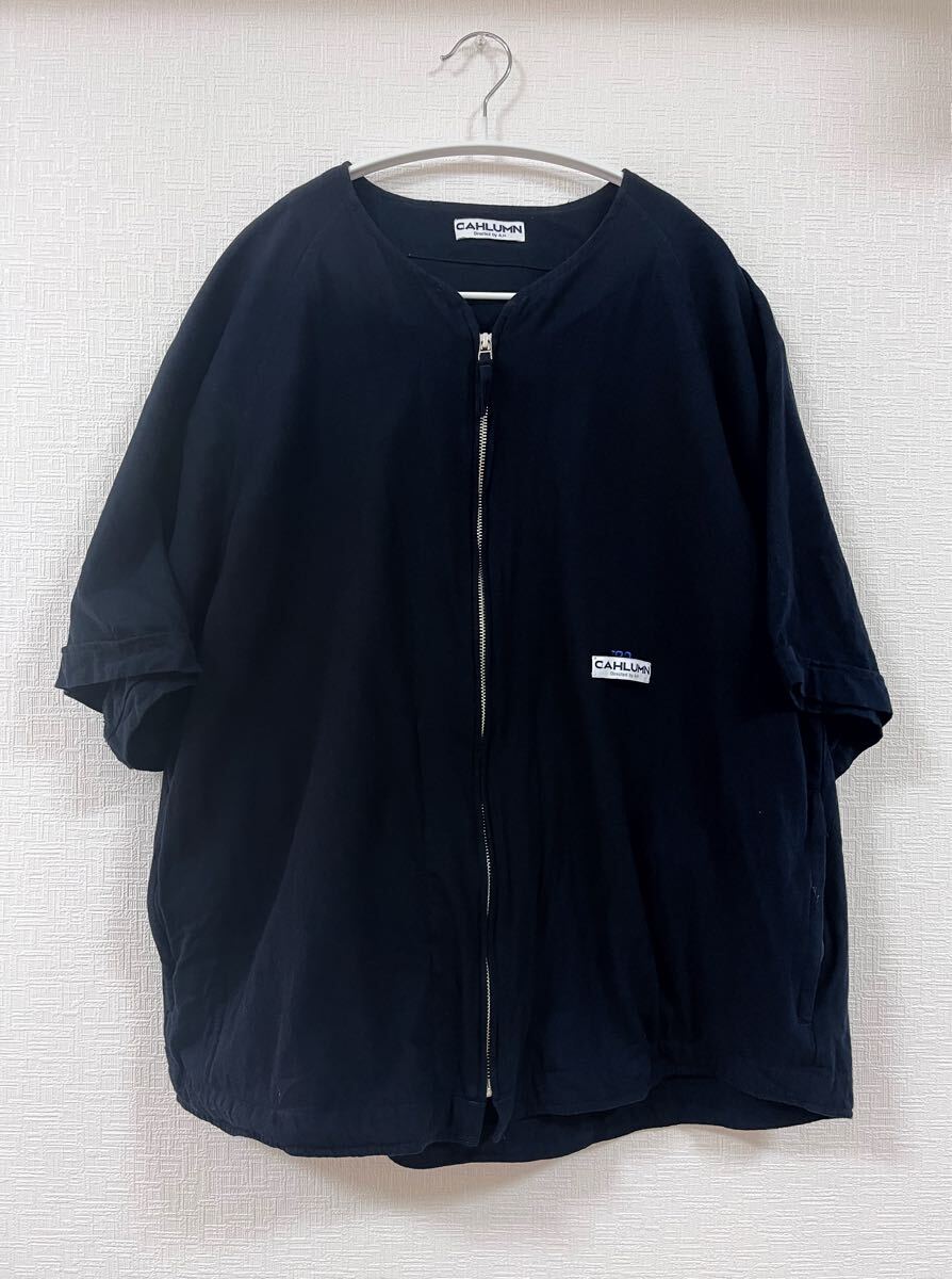 CAHLUMN カウラム 半袖Baseball Shirtネイビー M