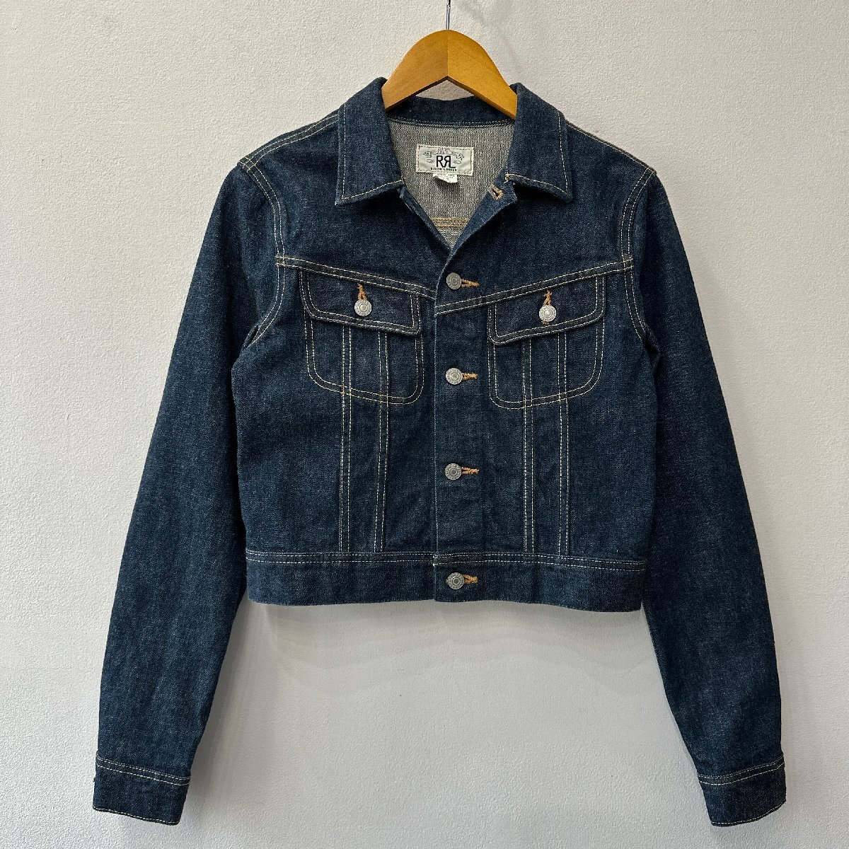 RRL ダブルアールエル インディゴ デニムジャケット サイズM / レディース 日本製 ラルフローレン Gジャン ジージャン