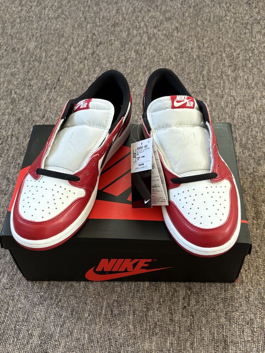 【新品未使用】NIKE AIR JORDAN 1 RETRO LOW OG Chicago シカゴ 27.0cm (US9) 型番: HQ6998-600 国内正規品 黒タグ