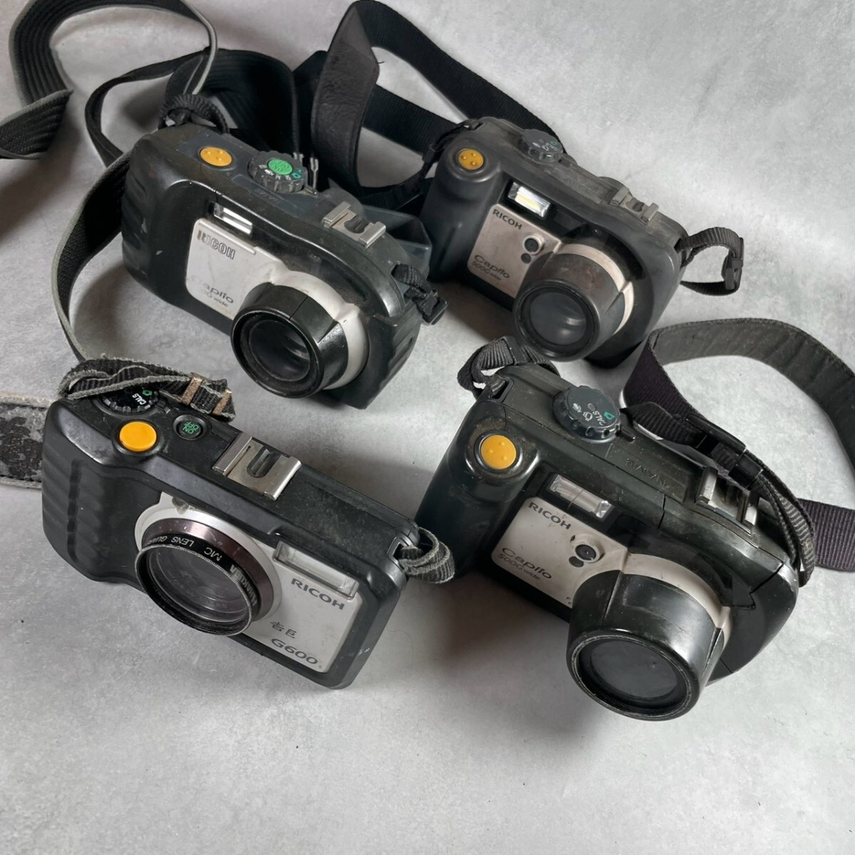 【4台】RICOH Caplio 500G Wide RICOH Caplio 400G wide リコー コンパクトデジタルカメラ 動作未確認 1円スタート