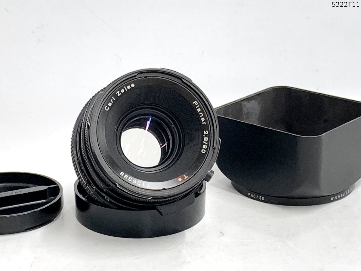 HASSELBLAD ハッセルブラッド Carl Zeiss カールツァイス Planar 2.8/80 T* フード 60/80 中判 カメラ レンズ 5322T11-7