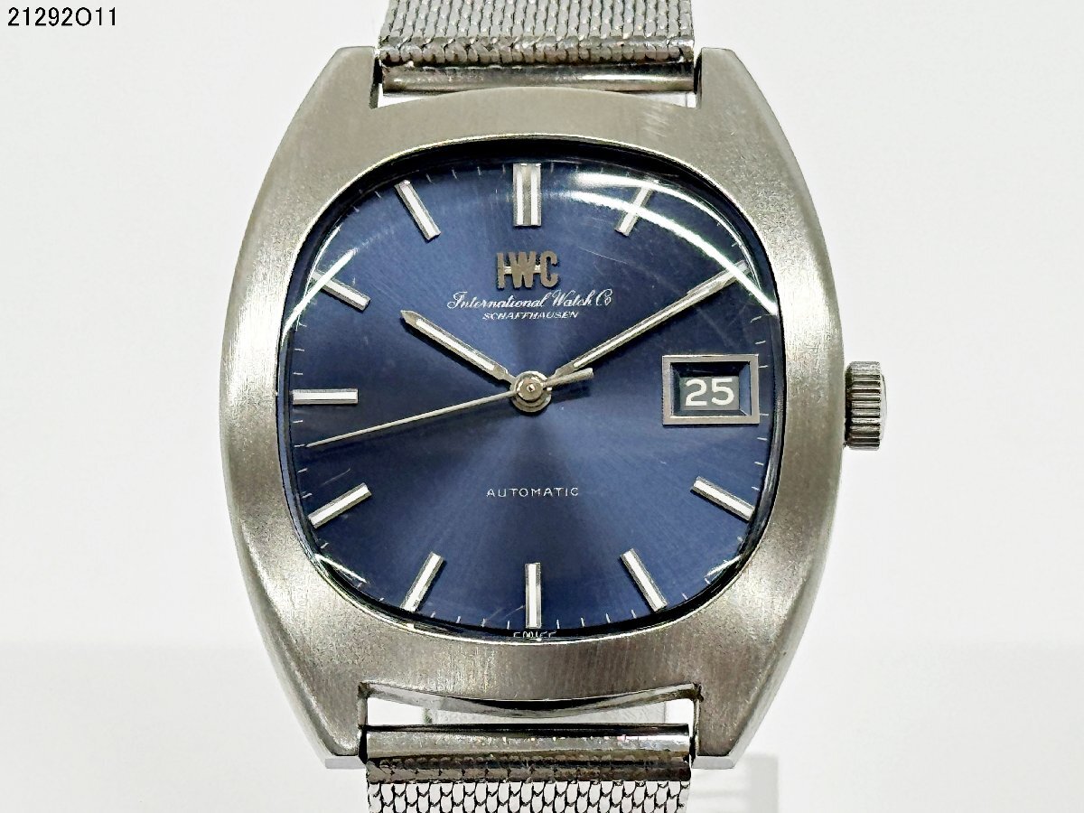 稼働品 IWC インターナショナルウォッチカンパニー SCHAFFHAUSEN シャフハウゼン Cal.8541B 自動巻き デイト メンズ 腕時計 21292O11-19