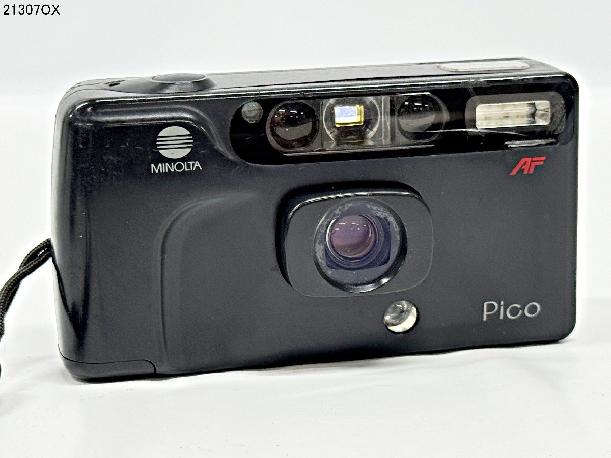 シャッターOK MINOLTA ミノルタ Pico ピコ 34mm F3.5 コンパクト フィルムカメラ ライカ ミニ 兄弟カメラ 現状品 21307OX-12