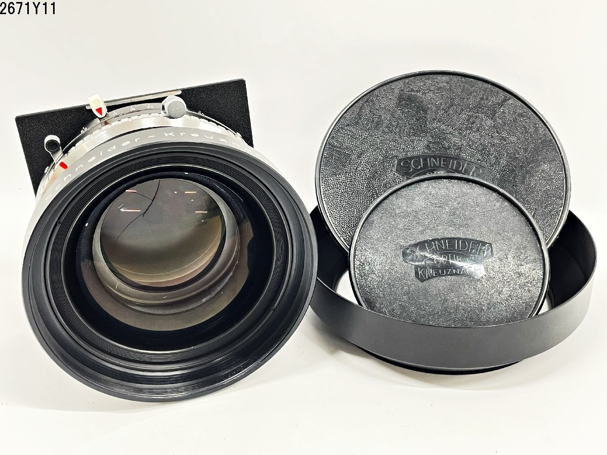シャッターOK Schneider-Kreuznach シュナイダー Symmar-S 5.6/300 COPAL-NO.3 TOYO-VIEWボード 大判 カメラ レンズ フード 2671Y11-9