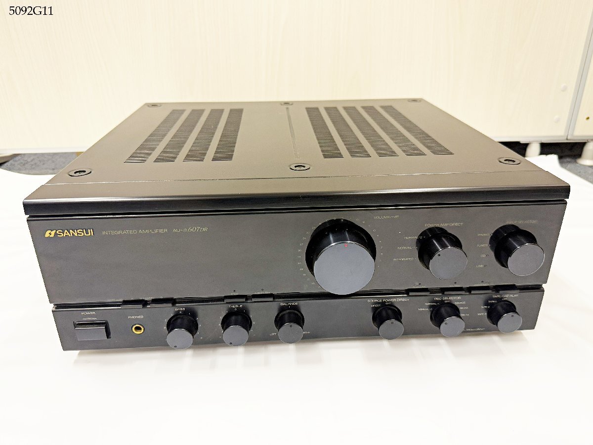 通電OK SANSUI 山水 サンスイ AU-α607DR プリメインアンプ オーディオ機器 音響機器 5092G11.