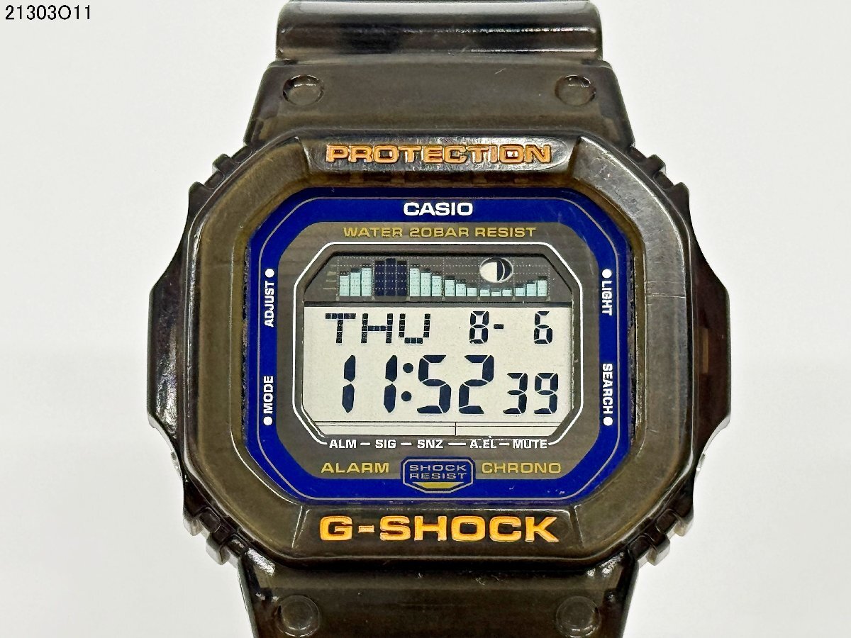 稼働品 CASIO カシオ G-SHOCK Gショック G-LIDE ジーライド GLX-5600B クォーツ デジタル 腕時計 電池交換済 現状品 21303O11-19
