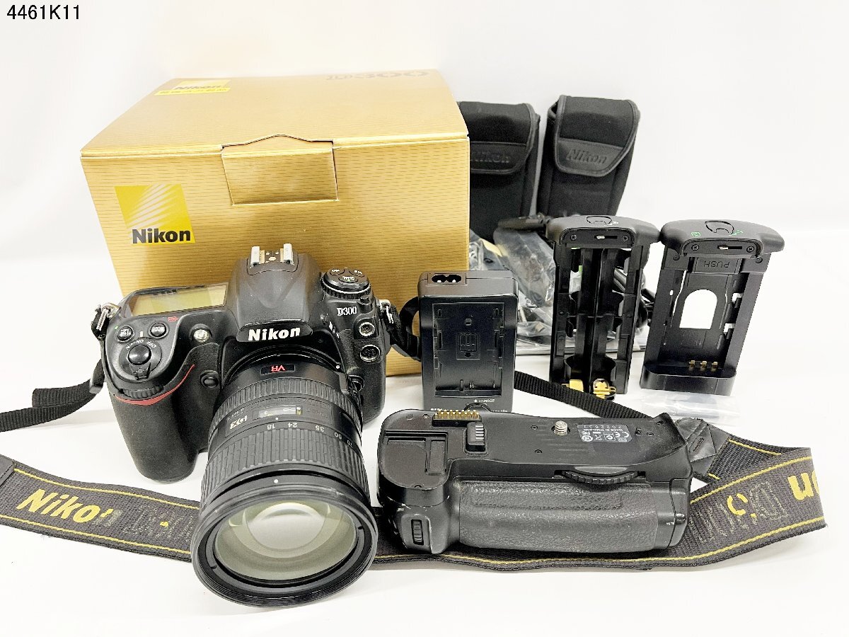 Nikon ニコン D300 AF-S NIKKOR 18-200mm 1:3.5-5.6G ED DX VR 一眼レフ デジタルカメラ MB-D10 動作未確認 4461K11-14