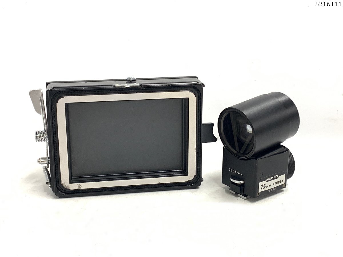 Mamiya マミヤ プレス用 75mm FINDER ビューファインダー ピントグラス 中判 カメラ アクセサリー 5316T11-2