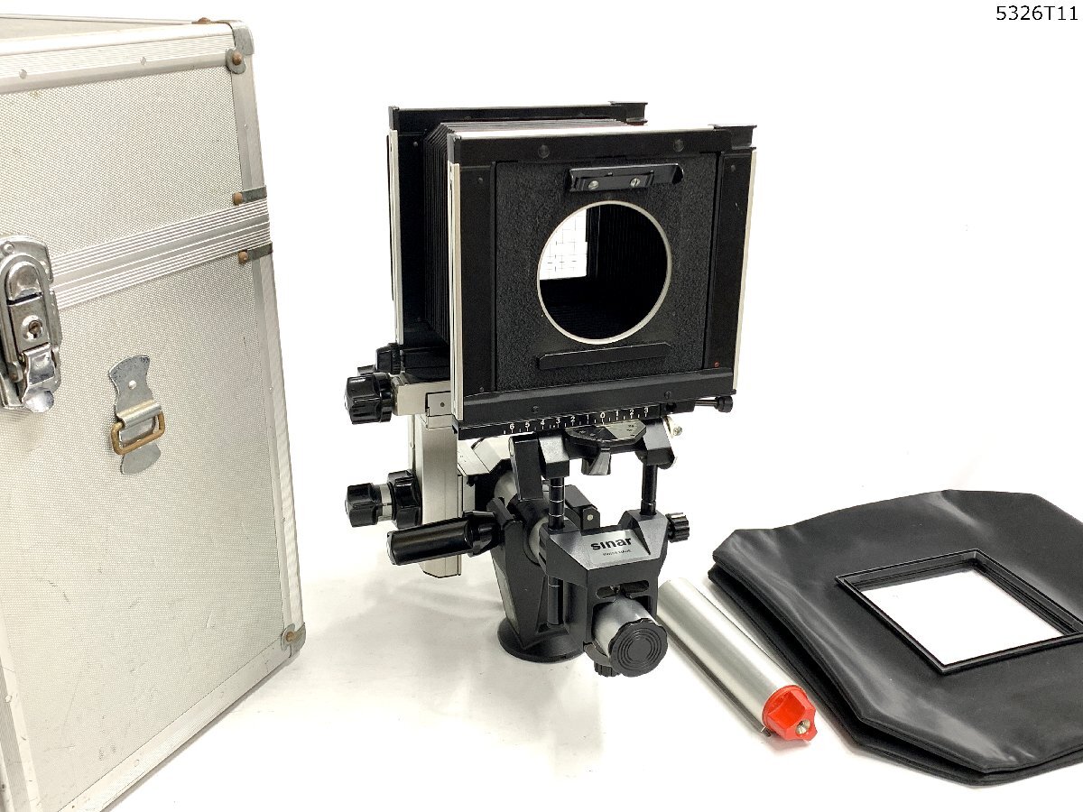 sinar ジナー C 大判 フィルム カメラ ボディ 4×5 延長レール 蛇腹袋 ケース 5326T11.