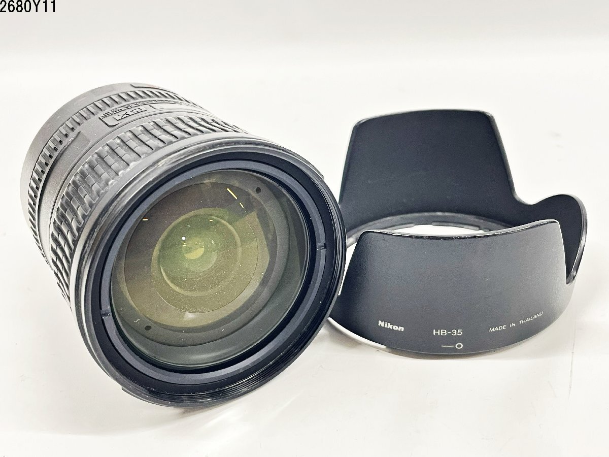 Nikon ニコン DX AF-S NIKKOR 18-200mm 1:3.5-5.6 G ED VR 一眼レフ カメラ レンズ HB-35 フード 2680Y11-7