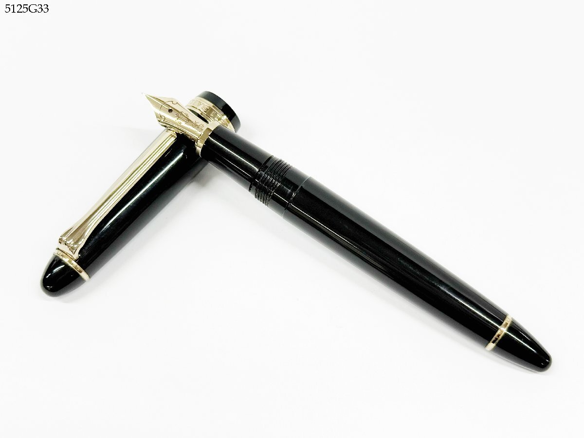 送料無料 SAILOR JAPAN セーラー FOUNDED 1911 ペン先 14K 刻印 ブラック ゴールド 万年筆 筆記用具 5125G33-20