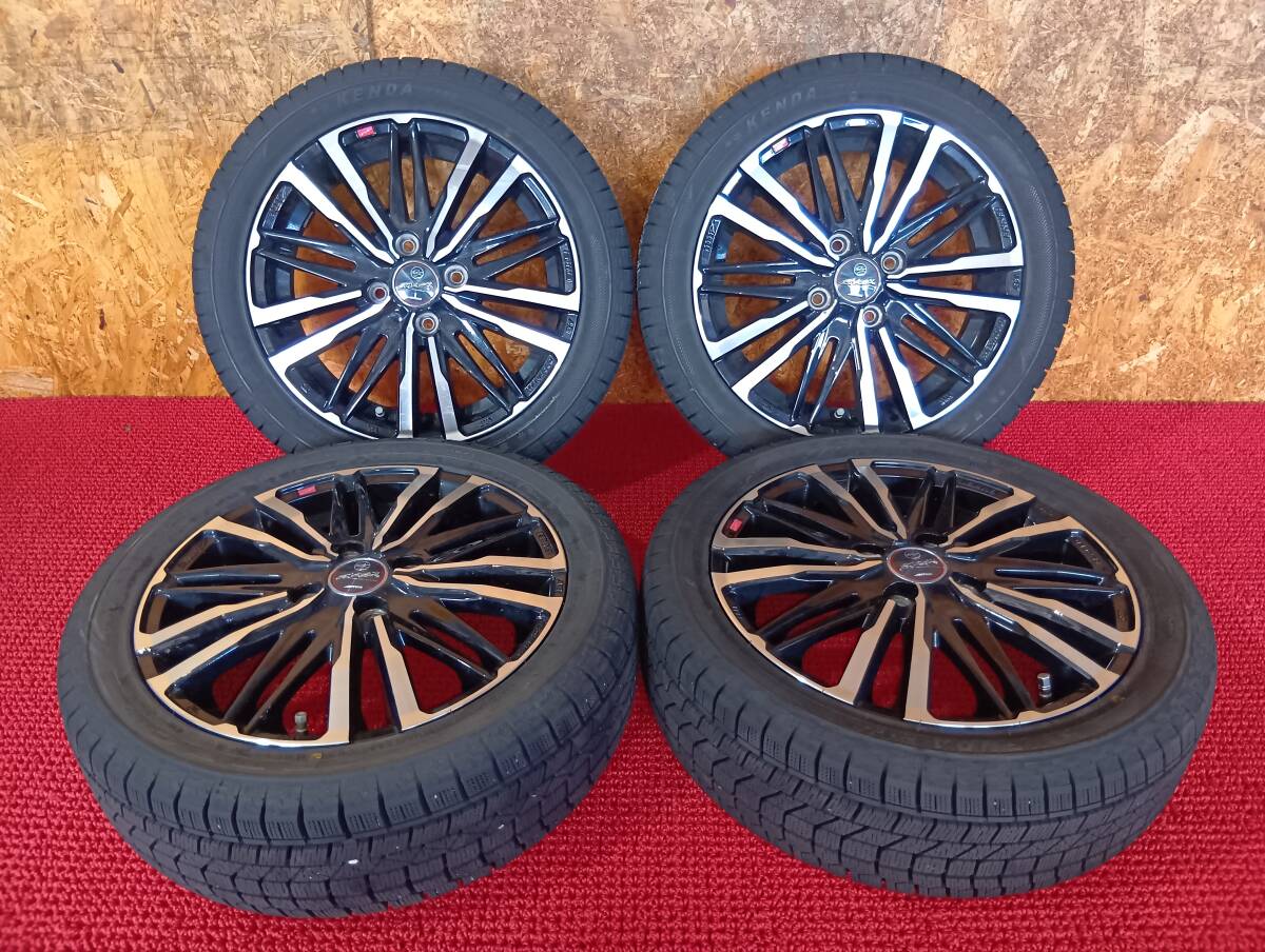 SMACK 15x4.5 PCD100 4穴 KENDA ICETEC NEO 165/55R15 売切!!